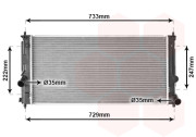 53002295 chladič 1.8i 16V VVTi (±AC) [651*318*16] VAN WEZEL