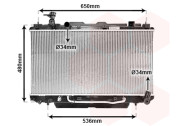 53002301 chladič 2.0i 16V VVTi AUTAC 37573816 VAN WEZEL