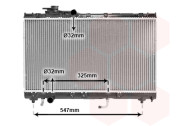 53002350 chladič 1.8i 16V (±AUT±AC) [350*638*25] 53002350 VAN WEZEL