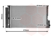 53002397 chladič 1.4i 16V VVTi AC, 1.6i 16V VVTi AC 60037016 VAN WEZEL