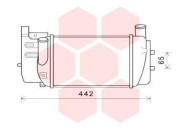 53004645 intercooler 1.4D-4D 53004645 VAN WEZEL