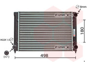 58002040 chladič 1.6, 1.8 (Cabrio) [430*320*34] 58002040 VAN WEZEL