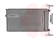 58002105 9/93- chladič 1.8, 2.0, 1.9TDi ±AUT +AC [627*377*34] 58002105 VAN WEZEL