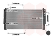 58002149 96- chladič 2.0, 2.5, 2.8, 1.9TD, 2.4D, 2.5TDi [720*415*34] 58002149 VAN WEZEL