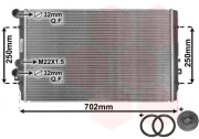 58002193 chladič 1.9TDi 110kW (±AC) [650*415*36] 58002193 VAN WEZEL