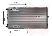 58002245 8/98-4/03 chladič 2.5TDi AUTAC 72041534 VAN WEZEL