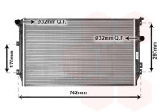 58002287 chladič 1.4i 16V FSi AC 65040627 VAN WEZEL