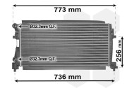 58002340 chladič 1.2i A,AC, 1.6TDi A,AC, 2.0TDi A,AC ŠKODA, VW VAN WEZEL