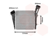 58004235 intercooler P 4.5i 24V (+AUT±AC), 5.0TDi V10 (pravý modul ±AUT±AC) [286*292*50] 58004235 VAN WEZEL