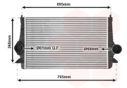 58004251 intercooler 1.9TDi (±AC), 1.9TDiPD (±AUT±AC) [632*415*26] 58004251 VAN WEZEL