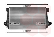 58004368 intercooler 2.0 TSi, 2.0 TDi, 2.0 BiTDi [617*404*31] 58004368 VAN WEZEL