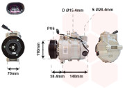 5800K265 kompresor klimatizace 3.0TDi 150kW, 155 kW, 165 kW, 171 kW, 176 kW VAN WEZEL