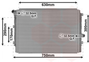 58012713 chladič 1.4TSi A,AC, 2.0TDi A,AC ŠKODA, VW VAN WEZEL