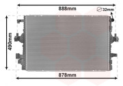 58012716 chladič 2.0TDi 58012716 VAN WEZEL