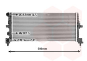 58012725 chladič 1.0 TSI 66Kw 58012725 VAN WEZEL