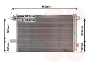 58015704 VAN WEZEL kondenzátor se sušičem 2.0i, 2.0TDi 58015704 VAN WEZEL