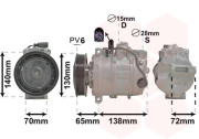 5801K706 VAN WEZEL kompresor klimatizace 3.0 TFSi 5801K706 VAN WEZEL