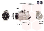 5801K707 Kompresor, klimatizace VAN WEZEL