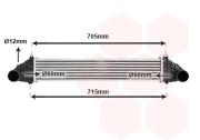 59004164 intercooler 2.4D5 [650*113*50] 59004164 VAN WEZEL