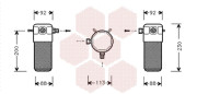 5900D099 sušič klimatizace 2.0i (±AUT) -> 2.8i V6 (±AUT), 2.4D (±AUT), 2.4TD intercooler (±AUT) 5900D099 VAN WEZEL