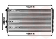 76002003 chladič 1.6 +AC, 1.9D [590*322*34] (ŠKODA, VW) 76002003 VAN WEZEL