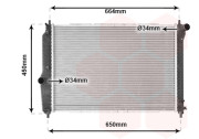 81002067 chladič 1.4i 16V AC, 16.i 16V AC 60041516 VAN WEZEL