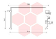 81005137 chladič klimatizace 2.0i, 2.5i 81005137 VAN WEZEL