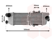 82004227 intercooler 1.6CRDi AAC, 2.0CRDi 19020590 pro vozy vyrobené v Koreji, VIN KM.... VAN WEZEL