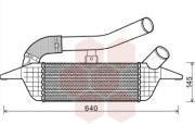 82004228 8/03-10/06 intercooler 2.5TDCi AAC 33013070 VAN WEZEL