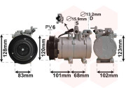 8200K123 kompresor klimatizace 2.5i 12V (±AUT), 2.7i 12V (+AUT), 2.0CRDi (±AUT) 8200K123 VAN WEZEL