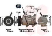 8200K295 kompresor klimatizace 1.6i 16V 8200K295 VAN WEZEL