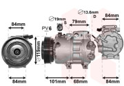 8200K374 kompresor klimatizace 2.0i VAN WEZEL