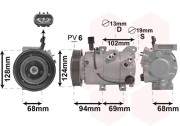 8200K442 kompresor klimatizace 1.4i, 1.6i 8200K442 VAN WEZEL