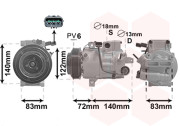 8201K705 kompresor klimatizace 2.0CRDi (typ Visteon - pro vozy vyráběné na Slovensku) 8201K705 VAN WEZEL