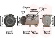 8201K709 kompresor klimatizace 2.5 CRDi 8201K709 VAN WEZEL