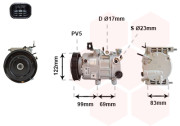 8201K717 kompresor klimatizace 1.7 CRDi 8201K717 VAN WEZEL