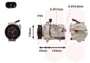 8201K718 kompresor klimatizace 2.0 CRDi, 2.2 CRDi 8201K718 VAN WEZEL