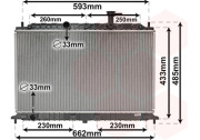 83002077 chladič 1.4i 16V AC, 1.6i 16V AC 37064215 VAN WEZEL