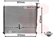 83002272 chladič 2.0CRDi, 2.2CRDi VAN WEZEL