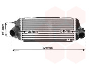 83004281 intercooler 1.7 CRDI [350*150*88] 83004281 VAN WEZEL