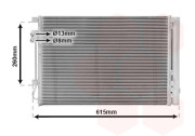 83005280 VAN WEZEL kondenzátor se sušičem 1.2CVVT, 1.25CVVT, 1.4CVVT, 1.1CRDi, 1.4CRDi [510*366*16] 83005280 VAN WEZEL