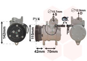 8300K121 VAN WEZEL kompresor klimatizace 8300K121 VAN WEZEL