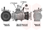 8300K155 kompresor klimatizace 2.0CRDi 8300K155 VAN WEZEL