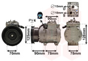 8300K178 kompresor klimatizace 1.3i, 1.5i VAN WEZEL