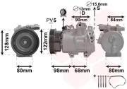 8300K192 kompresor klimatizace s hadicí 1.5CRDi, 1.6CRDi 8300K192 VAN WEZEL