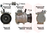 8300K208 11/07- kompresor klimatizace 2.0i 8300K208 VAN WEZEL