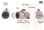 8300K284 kompresor klimatizace 2.0 GDi 8300K284 VAN WEZEL