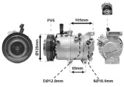 8301K707 kompresor klimatizace 1.6 GDi, 1.6 CVVT 8301K707 VAN WEZEL