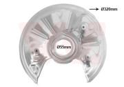 0372374 Ochranný plech proti rozstřikování, brzdový kotouč VAN WEZEL