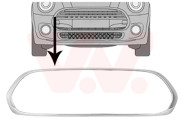 0518518 rámeček mřížky do předního nárazníku chrom 0518518 VAN WEZEL